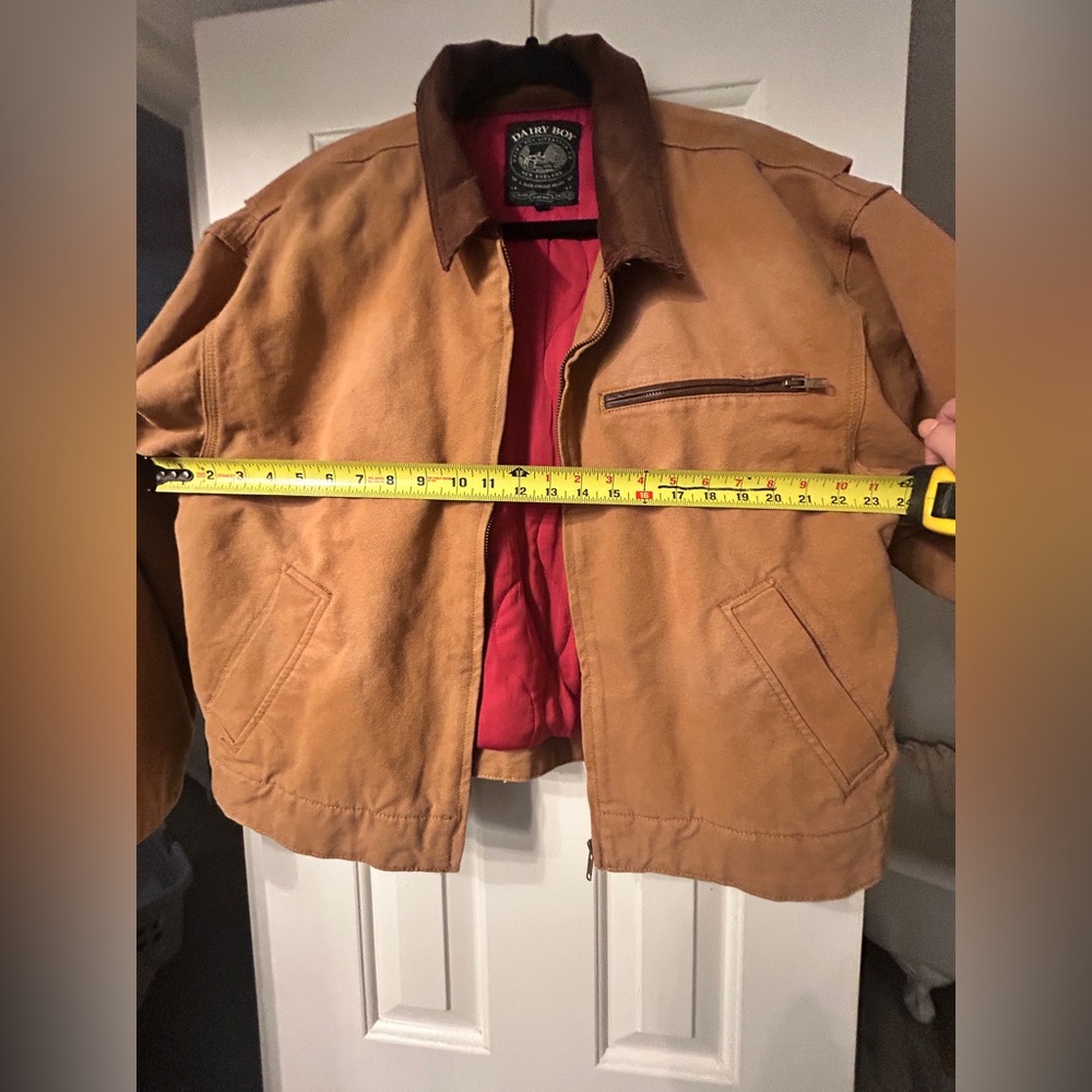NWT Dairy Boy Tan Women's Barn Jacket - Picture 10 of 11